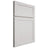 Shiloh Cabinetry Full Overlay Malibu One Paintable Soft White Door