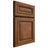 Shiloh Cabinetry Full Overlay Manchester Cherry Plain Cut Carob Door