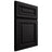 Shiloh Cabinetry Full Overlay Manchester Cherry Plain Cut Espresso Door