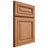 Shiloh Cabinetry Full Overlay Manchester Cherry Plain Cut Natural Door