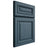 Shiloh Cabinetry Full Overlay Manchester Hickory Plain Cut Hudson Door