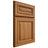 Shiloh Cabinetry Full Overlay Manchester Hickory Plain Cut Medium Door