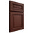 Shiloh Cabinetry Full Overlay Manchester Maple Plain Cut Sable Door