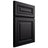 Shiloh Cabinetry Full Overlay Manchester Paintable Black Door