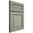 Shiloh Cabinetry Full Overlay Manchester Red Oak Plain Cut Moss Door