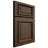 Shiloh Cabinetry Full Overlay Montgomery Alder Plain Cut Caviar Door