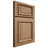 Shiloh Cabinetry Full Overlay Montgomery Alder Plain Cut Dusty Road Door