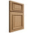 Shiloh Cabinetry Full Overlay Montgomery Alder Plain Cut Natural Door