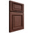 Shiloh Cabinetry Full Overlay Montgomery Cherry Plain Cut Bourbon Door