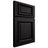Shiloh Cabinetry Full Overlay Montgomery Cherry Plain Cut Espresso Door