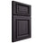 Shiloh Cabinetry Full Overlay Montgomery Hickory Plain Cut Harbor Door