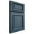 Shiloh Cabinetry Full Overlay Montgomery Hickory Plain Cut Hudson Door