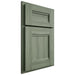 Shiloh Cabinetry Full Overlay Montgomery Hickory Plain Cut Moss Door