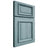 Shiloh Cabinetry Full Overlay Montgomery Hickory Plain Cut Sky Door