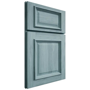 Shiloh Cabinetry Full Overlay Montgomery Hickory Plain Cut Sky Door