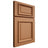 Shiloh Cabinetry Full Overlay Montgomery Maple Plain Cut Cashmere Door