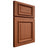 Shiloh Cabinetry Full Overlay Montgomery Maple Plain Cut Spice Door