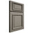 Shiloh Cabinetry Full Overlay Montgomery Maple Plain Cut Thyme Door
