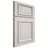Shiloh Cabinetry Full Overlay Montgomery Paintable Eggshell Door