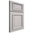 Shiloh Cabinetry Full Overlay Montgomery Paintable Light French Gray Door