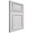 Shiloh Cabinetry Full Overlay Montgomery Paintable Polar Door