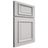 Shiloh Cabinetry Full Overlay Montgomery Paintable Repose Gray Door