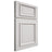 Shiloh Cabinetry Full Overlay Montgomery Paintable Soft White Door