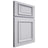 Shiloh Cabinetry Full Overlay Montgomery Paintable Upward Door