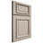 Shiloh Cabinetry Full Overlay Montgomery Poplar Plain Cut Seagull Door