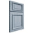 Shiloh Cabinetry Full Overlay Montgomery Poplar Plain Cut Sky Door