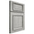 Shiloh Cabinetry Full Overlay Montgomery Poplar Plain Cut Stratus Door