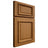 Shiloh Cabinetry Full Overlay Montgomery Red Oak Plain Cut Autumn Door