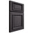Shiloh Cabinetry Full Overlay Montgomery Red Oak Plain Cut Harbor Door