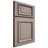 Shiloh Cabinetry Full Overlay Montgomery Red Oak Plain Cut Sterling Door