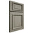 Shiloh Cabinetry Full Overlay Montgomery Red Oak Plain Cut Thyme Door