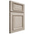 Shiloh Cabinetry Full Overlay Montgomery Walnut Plain Cut Seagull Door