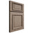 Shiloh Cabinetry Full Overlay Montgomery White Oak Plain Cut Almond Door