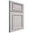 Shiloh Cabinetry Full Overlay Montgomery White Oak Plain Cut Cotton Door