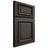 Shiloh Cabinetry Full Overlay Montgomery White Oak Plain Cut Creekside Door