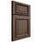 Shiloh Cabinetry Full Overlay Montgomery White Oak Plain Cut Mineral Door
