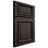 Shiloh Cabinetry Full Overlay Montgomery White Oak Plain Cut Morel Door