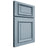Shiloh Cabinetry Full Overlay Montgomery White Oak Plain Cut Sky Door