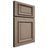 Shiloh Cabinetry Full Overlay Montgomery White Oak Quarter Sawn Almond Door