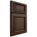 Shiloh Cabinetry Full Overlay Montgomery White Oak Quarter Sawn Braun Door