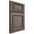 Shiloh Cabinetry Full Overlay Montgomery White Oak Quarter Sawn Clay Door