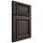 Shiloh Cabinetry Full Overlay Montgomery White Oak Quarter Sawn Creekside Door