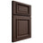 Shiloh Cabinetry Full Overlay Montgomery White Oak Quarter Sawn Dusk Door