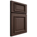 Shiloh Cabinetry Full Overlay Montgomery White Oak Quarter Sawn Dusk Door