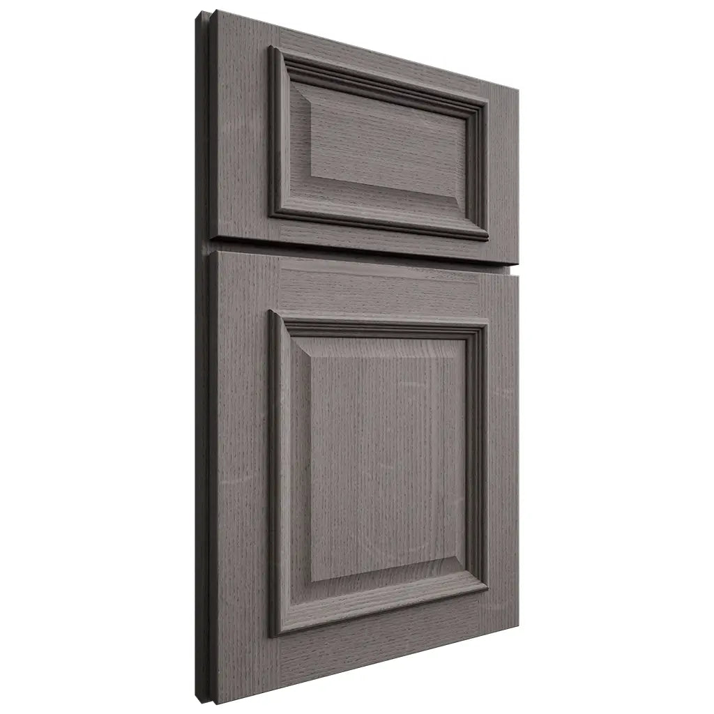 Shiloh Cabinetry Full Overlay Montgomery White Oak Quarter Sawn Flagstone Door