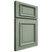 Shiloh Cabinetry Full Overlay Montgomery White Oak Quarter Sawn Moss Door